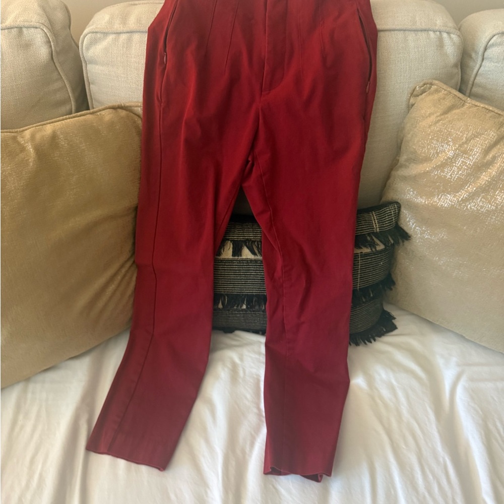 Women’s Polished Pixie Skinny Red Pants
